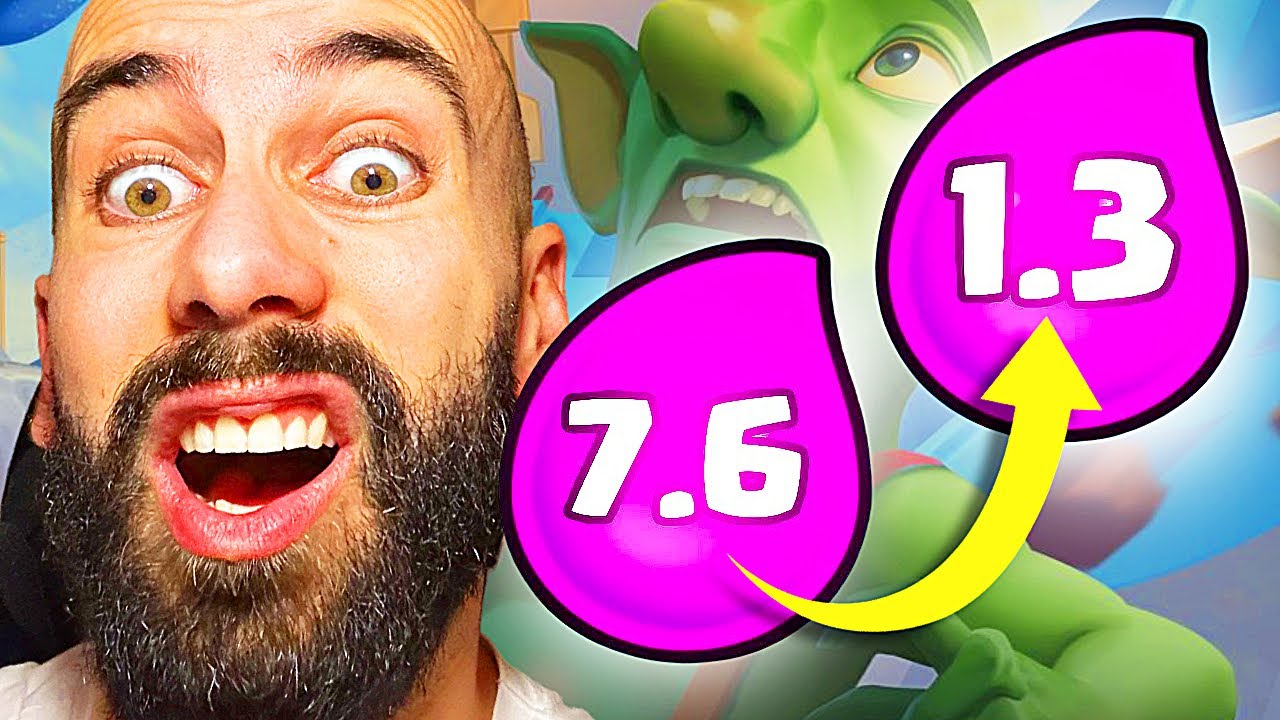 DECK DA 7.6 A 1.3 DI ELISIR! CONTINUO LA CHALLENGE 😱😭 RIUSCIRÒ A VINCERE?! #clashroyale