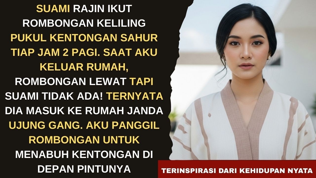 PAMIT KELILING SAHUR TERNYATA MASUK KE RUMAH JANDA. AKU BERI MEREKA KEJUTAN DI DEPAN RUMAH ITU