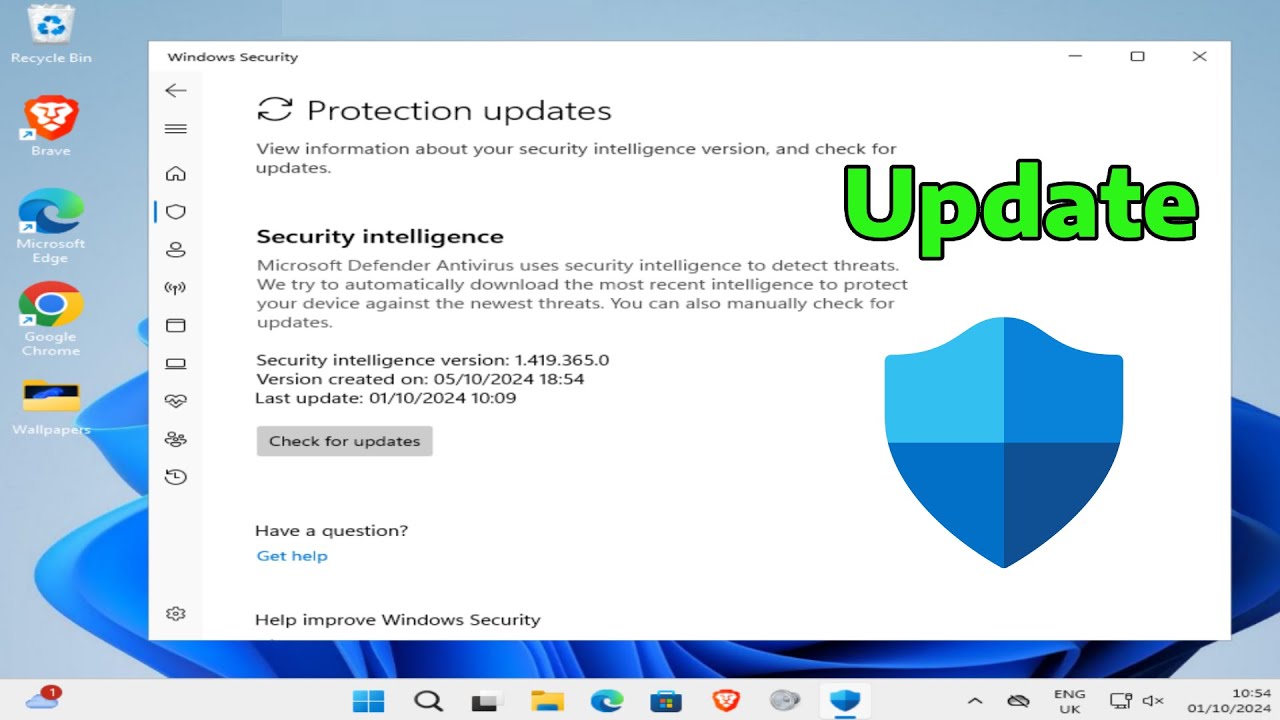 How To Update Windows Security Antivirus in Windows 11