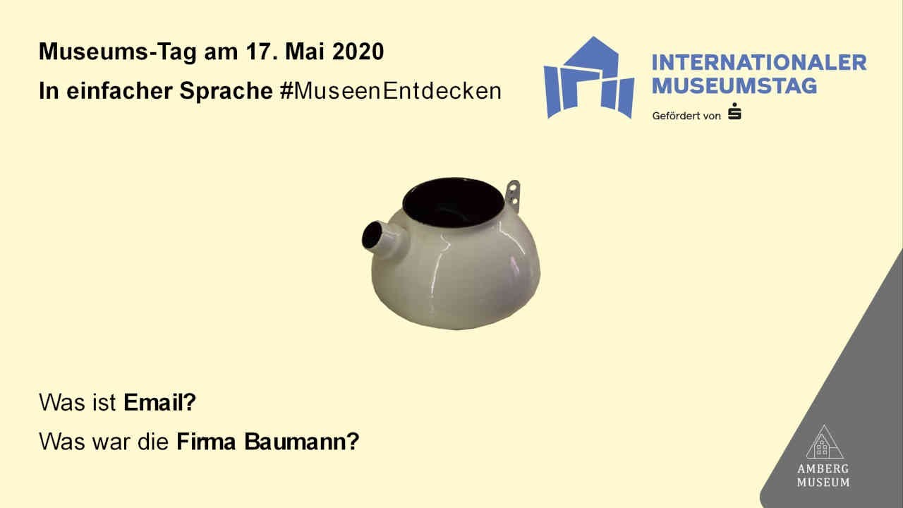#MuseenEntdecken | Amberger Email einfach erkl&auml;rt | Stadtmuseum Amberg