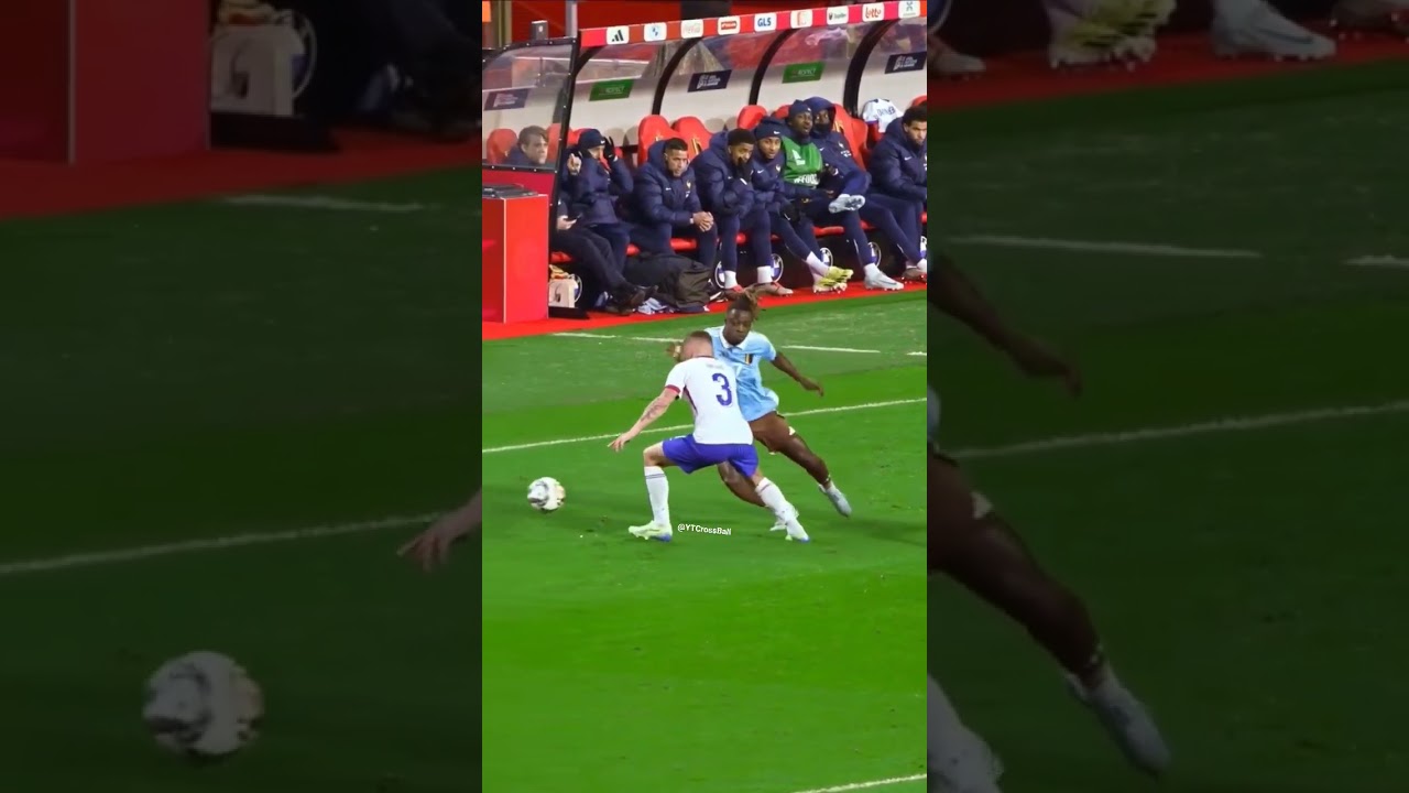 J&eacute;r&eacute;my Doku Skill #shorts #jeremydoku #footballshorts #belgium #euro2024 #france #skills #dribbling