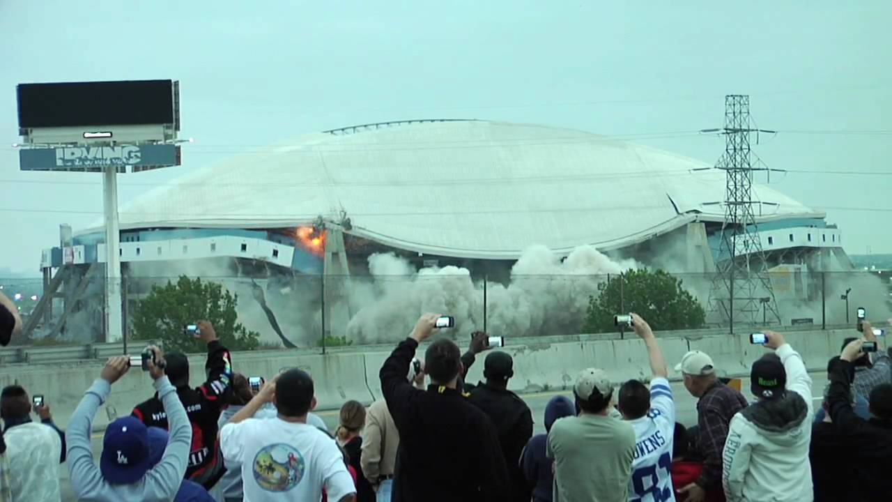 Dallas Cowboys Stadium Demolition HD