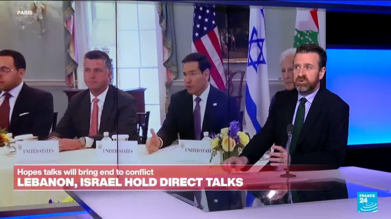 US hosts rare Israel-Lebanon talks, progress unclear &bull; FRANCE 24 English