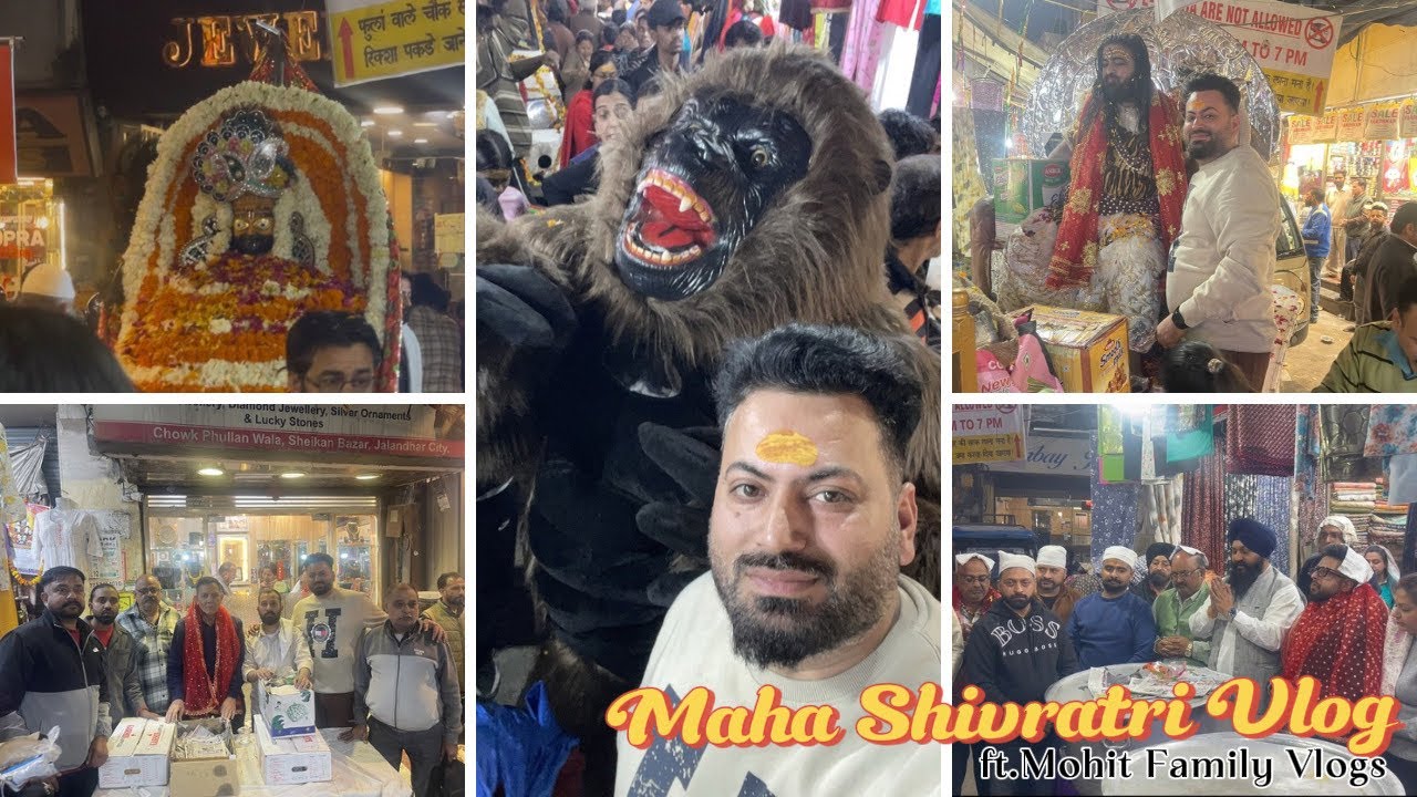 Maha Shivratri Shobha Yatra Vlog #2026  Or Bazar Me Lagaya Langer #Mohit Family Vlogs