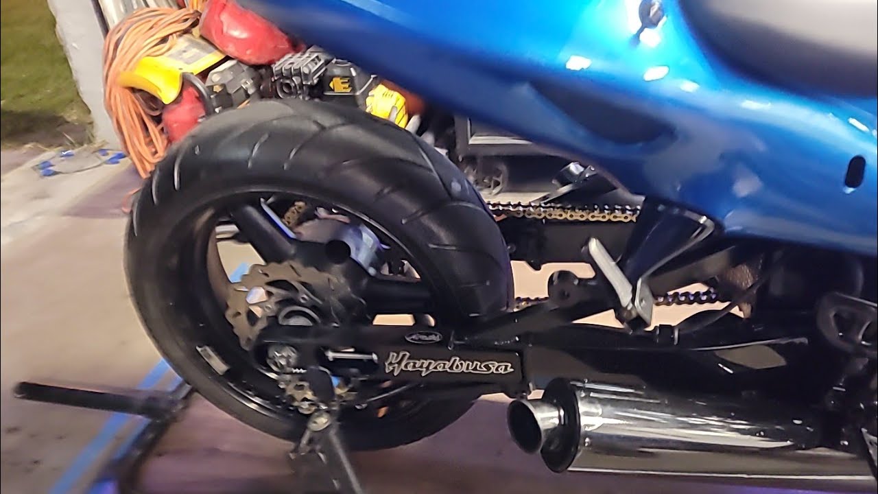 Hayabusa Swingarm Extension Install and tips part 2