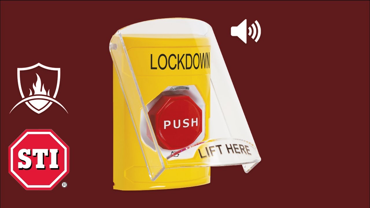 STI Stopper Station SS22A9LD-EN Push Button Fire Alarm Test