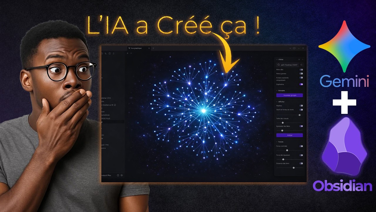 Apprendre PLUS VITE : Gagnez 80% du temps grâce à l'IA Google Gemini et Obsidian [Guide de A à Z]