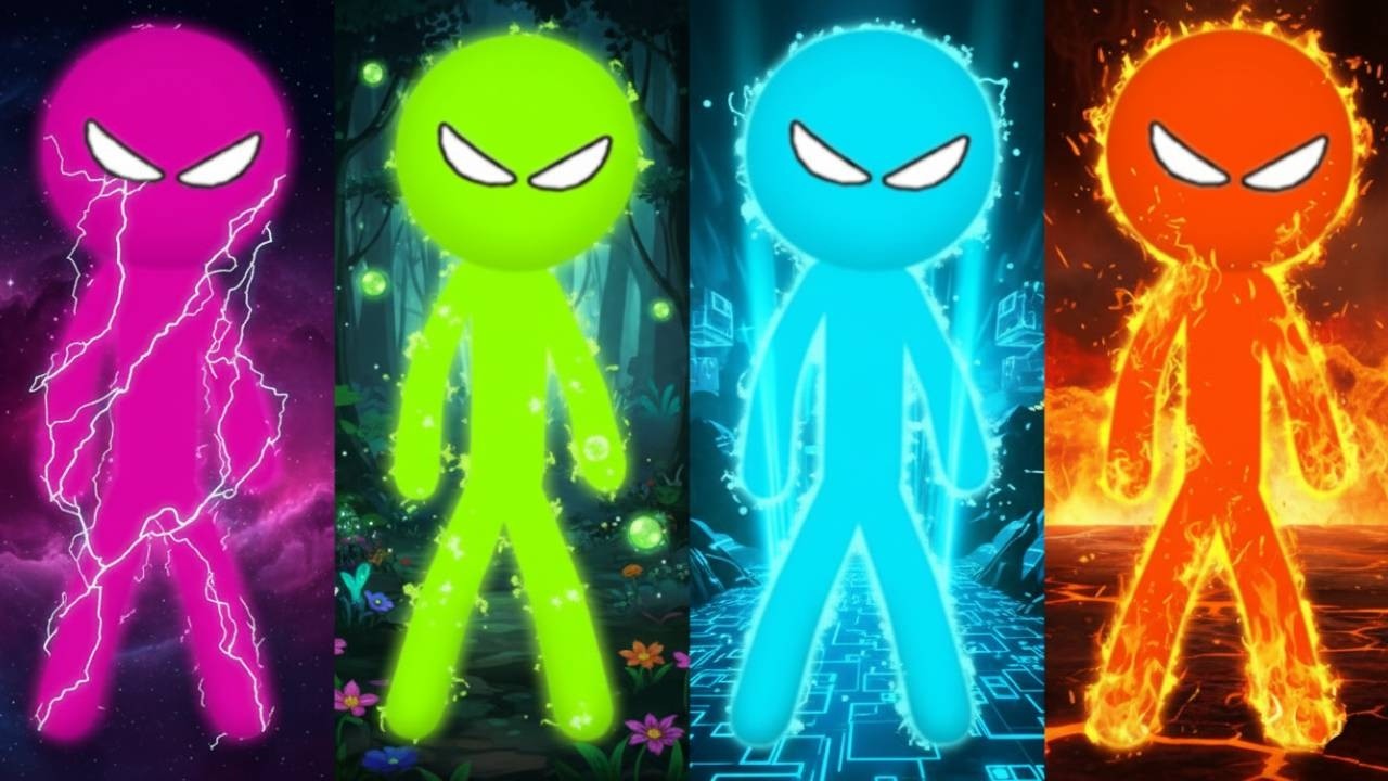 Stickman Party 1234 Player - MINIGAMES Tournament Part 549 Gameplay 2026 Stickman Funny Games