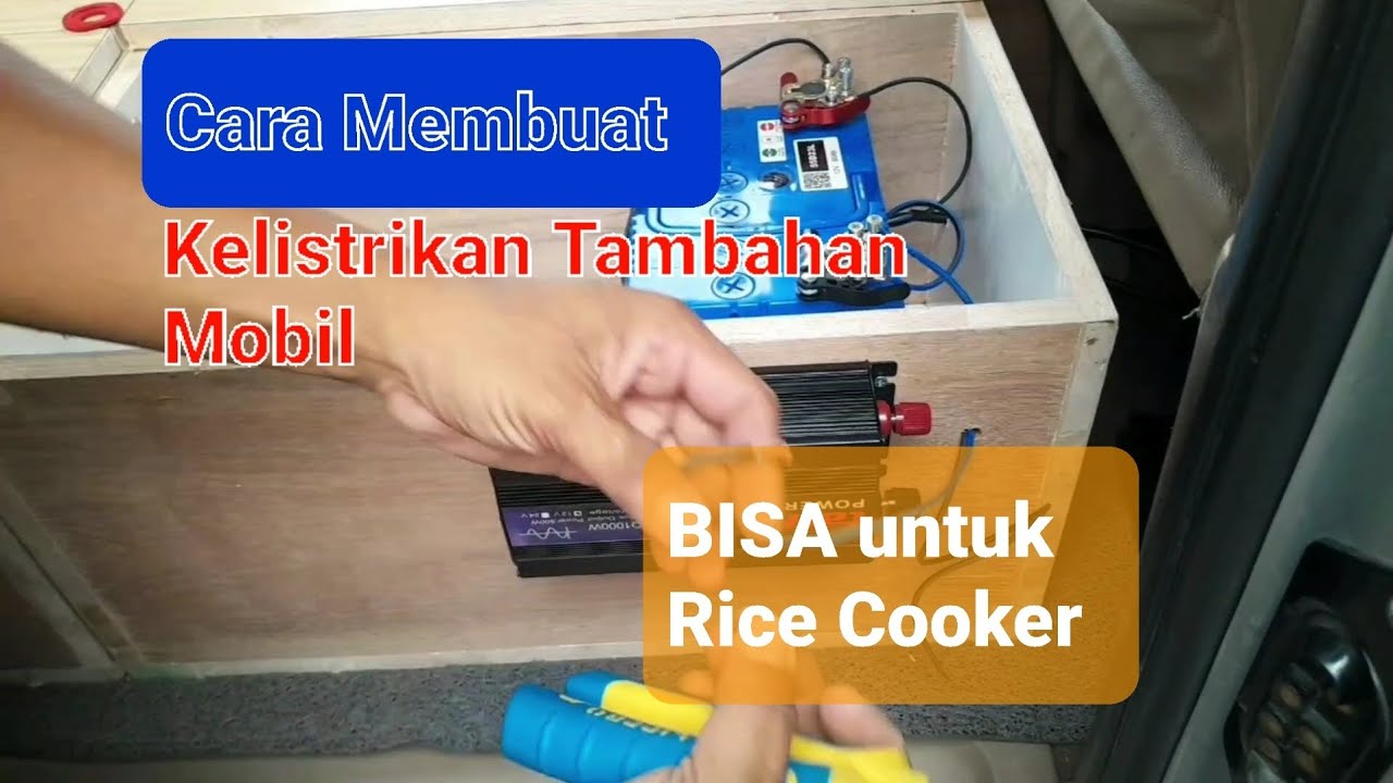 Membuat Mobil Campervan || Cara Membuat Kelistrikan Tambahan mobil Campervan