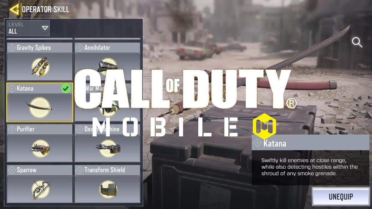 Call of Duty&reg;: Mobile - Operator Skill: Katana