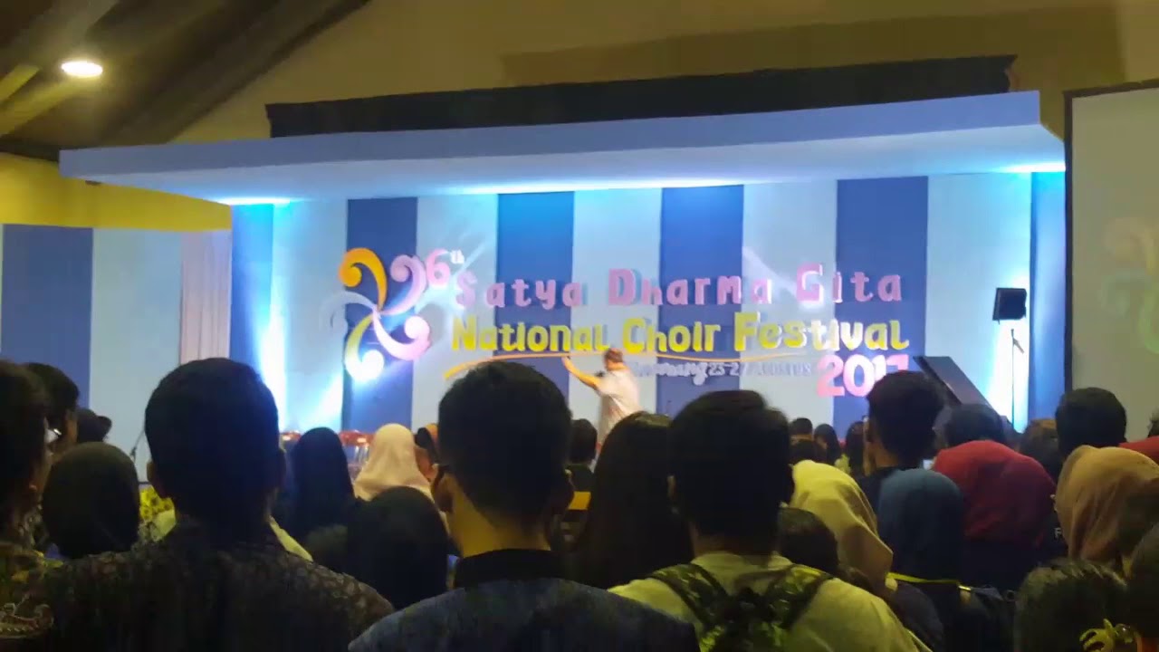 Yang Heboh 6th Satya Dharma Gita National Choir Festival / SDGNCF 2017 - Johan Rooze