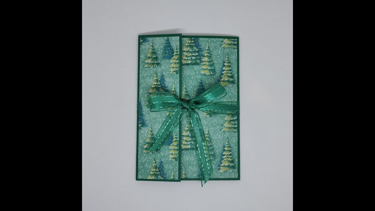 Schnelle Geld- /Gutscheinkarte mit Designerpapier Weihnachtsnostalgie von Stampin' Up!®