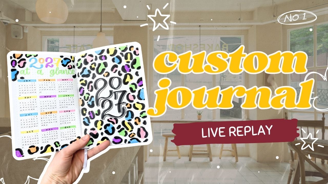 Live Custom Bullet Journal REPLAY March 11, 2026 | Yearly Spreads in Kristine's Journal