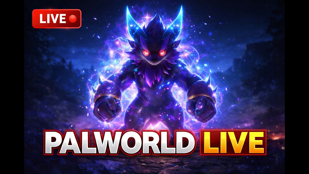 Palworld LIVE 🔴 Stronger Pals, Bigger Battles!