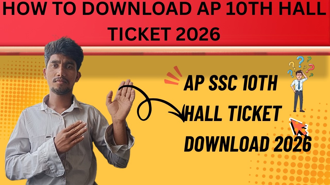 AP SSC 10th Hall Ticket 2026 Download Now | Direct Link Available