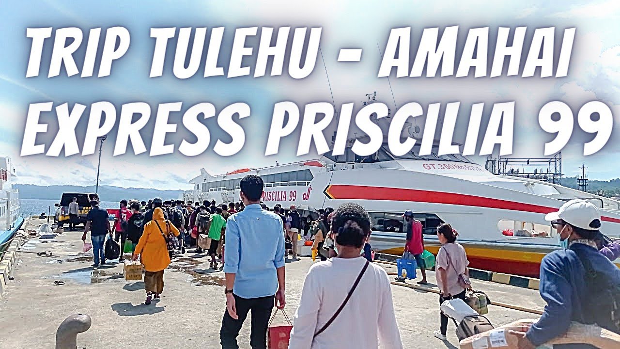 Naik kapal Cepat dari Tulehu ke Amahai