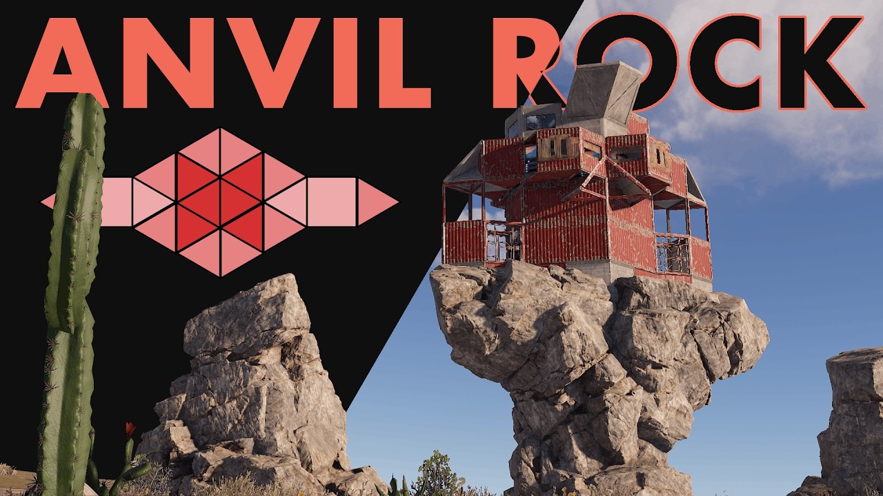 ANVIL - Concept ANVIL ROCK Base Design | SOLO/DUO/TRIO | RUST 2024