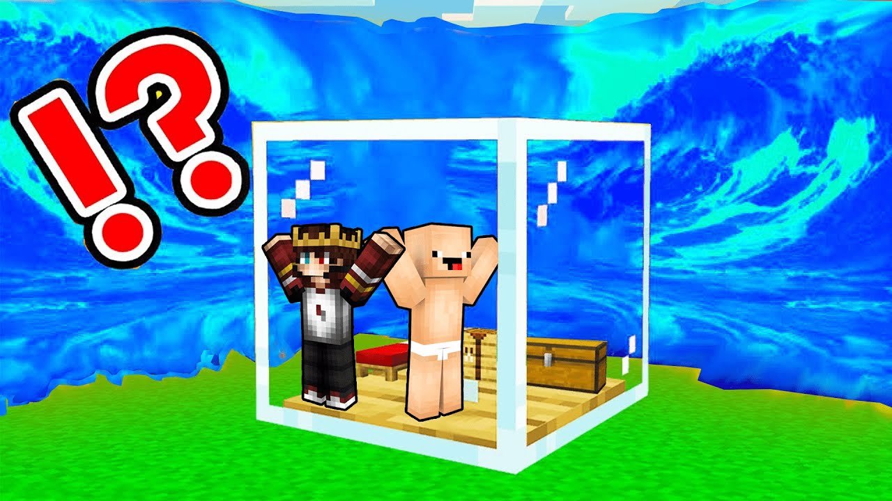 SU TSUNAMİ VS KIYAMET SIĞINAĞI 😱 Minecraft