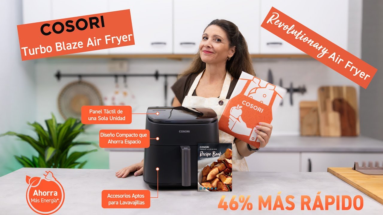 ¡Descubre la Freidora de Aire Cosori TURBO Blaze de 6 litros! ¡La MÁS RÁPIDA del Mercado! 🎉