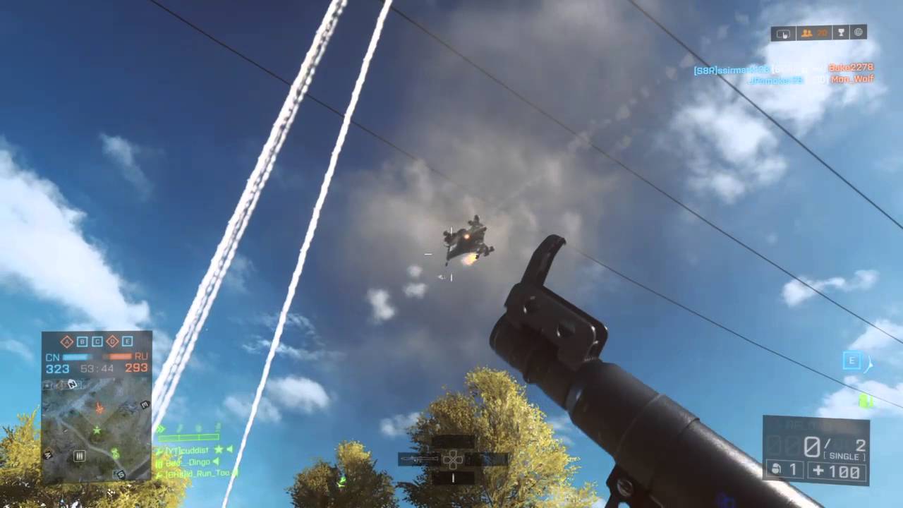Battlefield 4 - Epic Moments - cuddist - Ft Id_Run_Too & Bad-_-Dingo - Nice RPG Double Kill