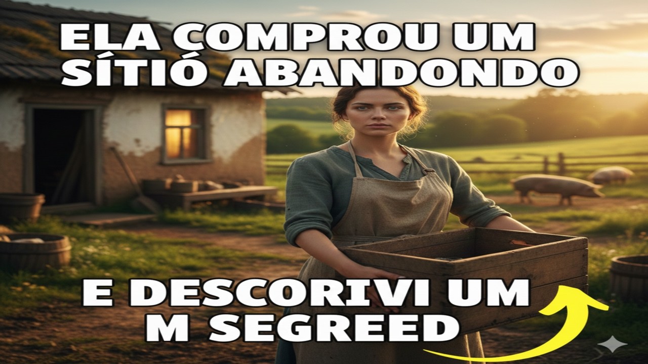 Abandonada Pelo Pai, Jovem Comprou Um Sítio Antigo Com Porcos… Lutou Sozinha Para se Reconstruir