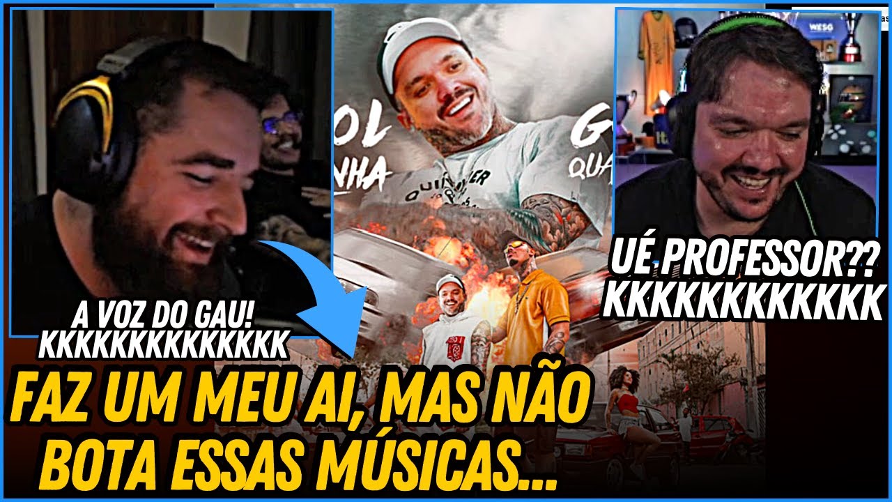 FALLEN REAGE AO GAULES CANTANDO MAS N&Atilde;O GOSTA DA M&Uacute;SICA KKKKKKKKKKKKKKKKKKKKK