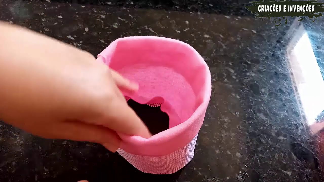 Como Fazer Cachepot de Feltro
