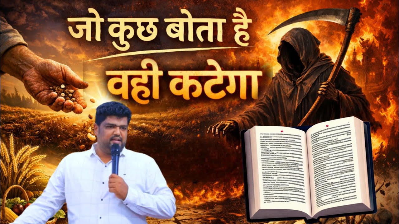 जो कुछ बोता है वही काटेगा | Powerful Bible Sermon | 