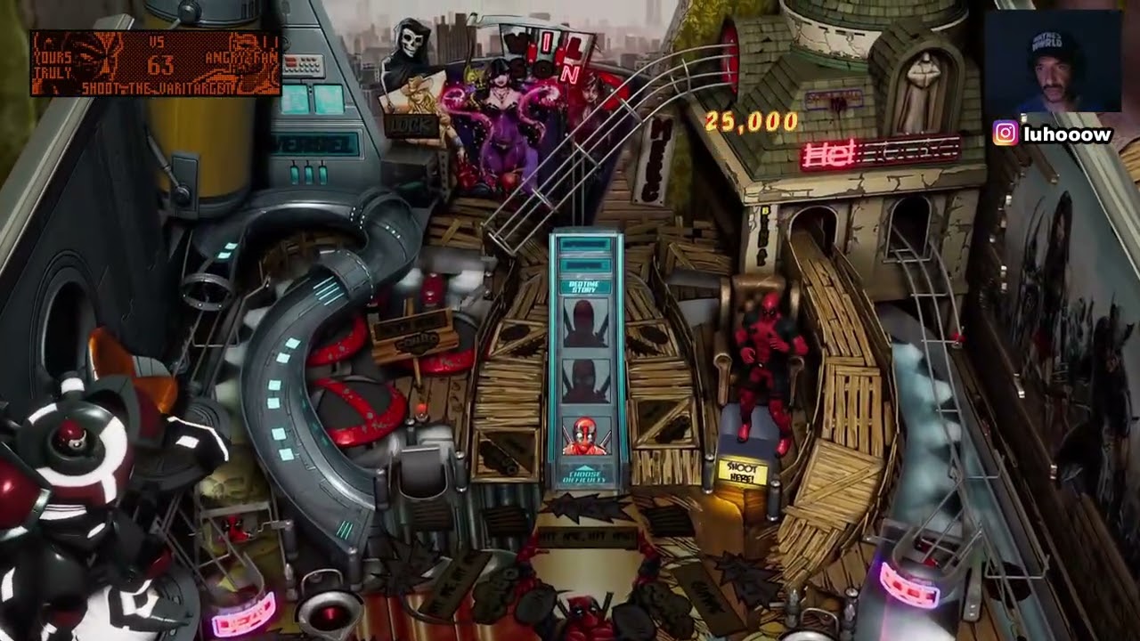 GAMEPLAY PINBALL FX - Marvel Deadpool #02