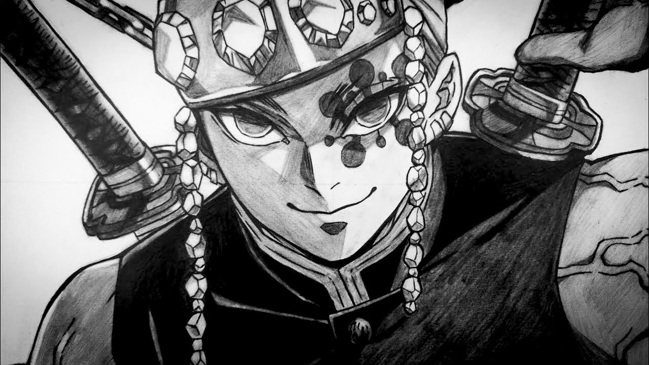 How To Draw Tengen Uzui From Demon Slayer: Kimetsu no Yaiba (Season 2) Step By Step [Tutorial]