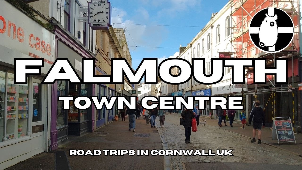 Falmouth  Cornwall England Town Centre UK