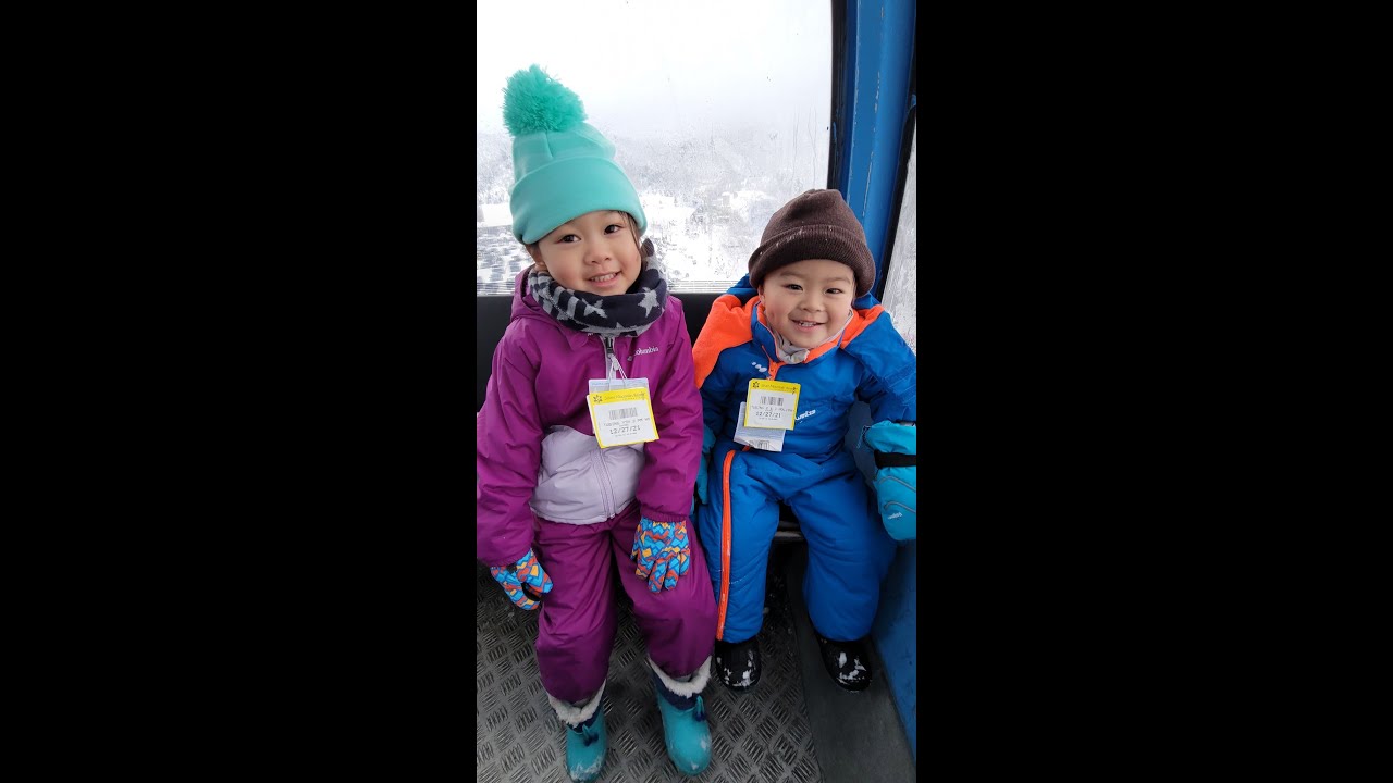 Declan (2.5Y) loves snow tubing - Silver Mountain Resort, ID.