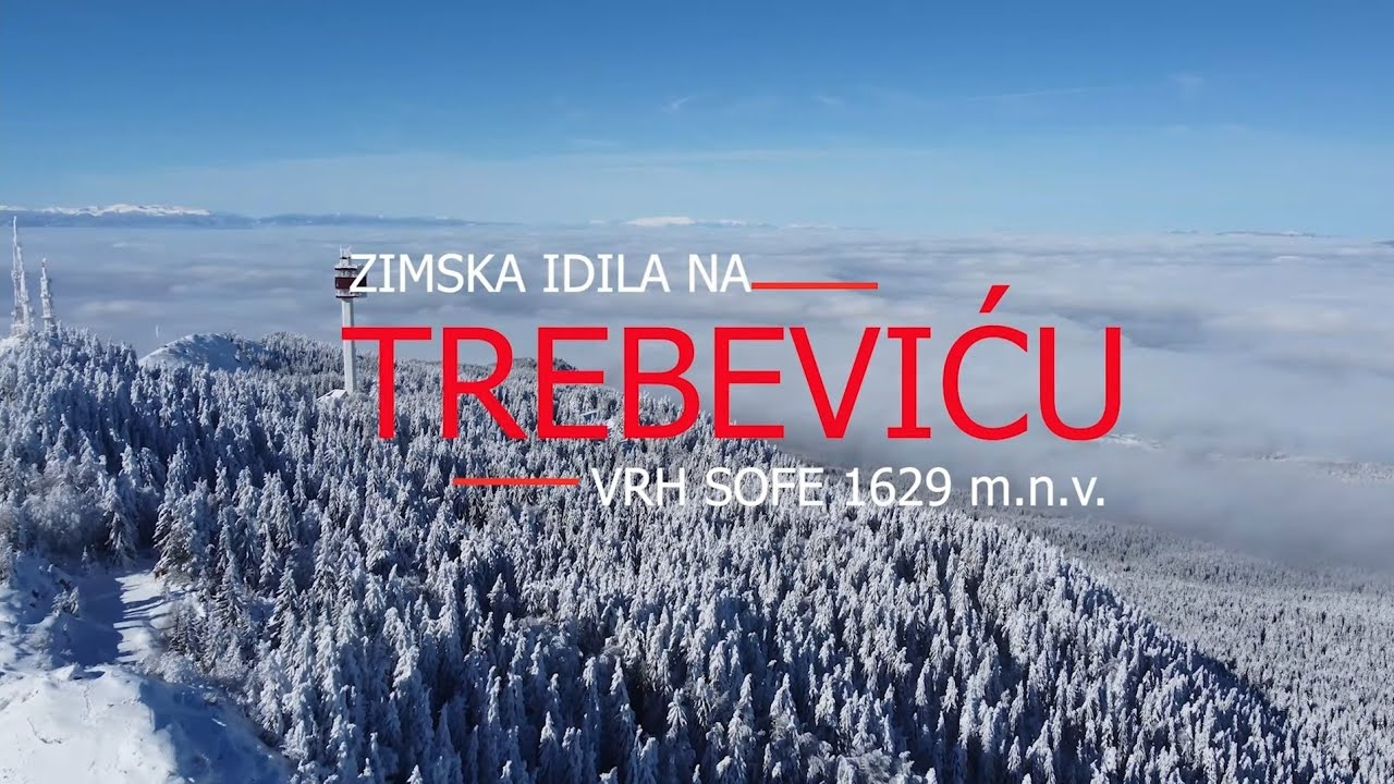 Zimski uspon na Trebević - Pino; Dobre vode; Vidikovac; Vrh Sofe 1629 m.n.v. #trebević #winterhike