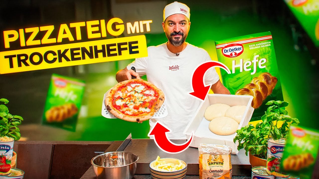 Идеальное тесто для пиццы на сухих дрожжах — просто и вкусно, как у итальянцев! 🍕🔥