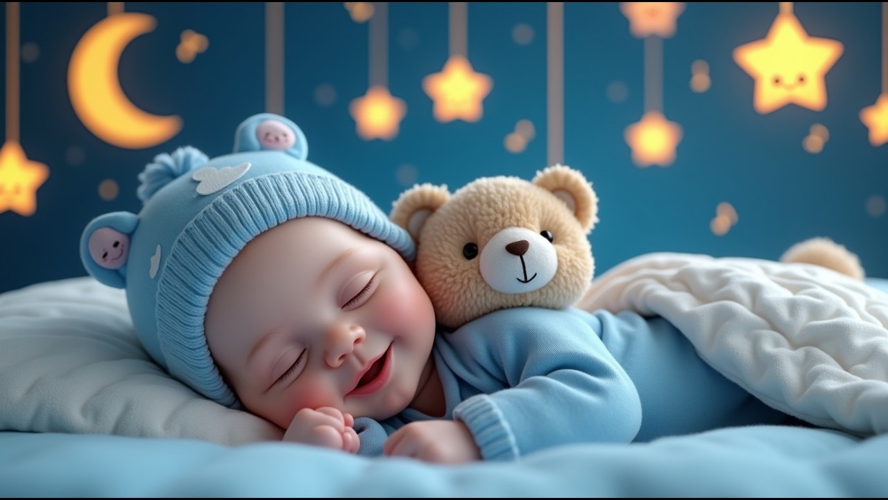 Baby Sleep in 3 Minutes 🎵 Baby Sleep Fast | Mozart Brahms Lullaby 💤 Bedtime Routine for Babies