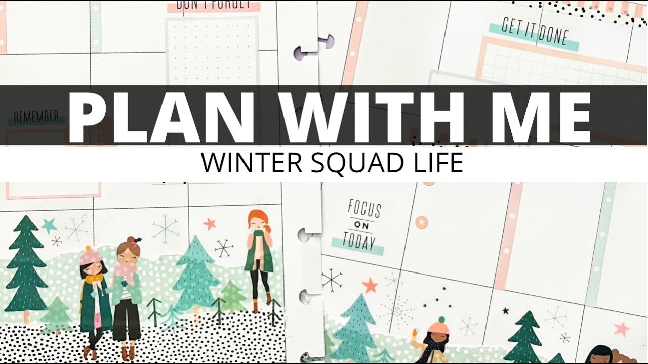 PLAN WITH ME | CLASSIC HAPPY PLANNER | Winter Squad Life | February 15-21, 2021