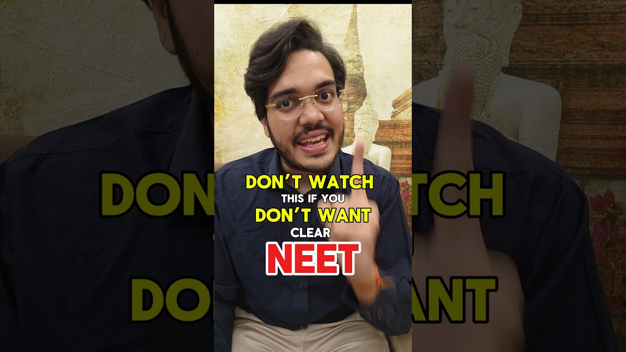 Cracking NEET requires just this One Habit 👌 | Ignore this & You Won't be able to Crack | Dr Aman