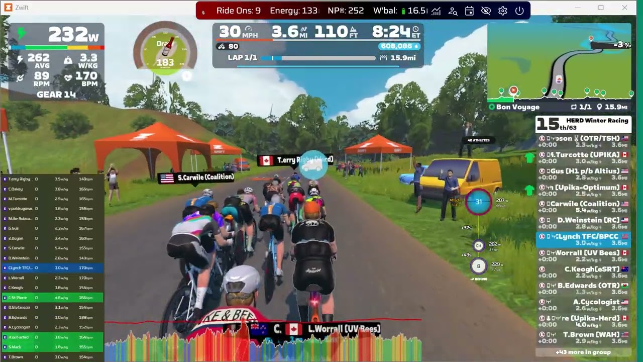 HERD Winter Racing - Bon Vayage - HAMMERFEST chasing A riders