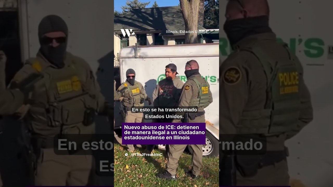 Nuevo abuso de ICE: detienen ilegalmente a ciudadano estadounidense en Chicago