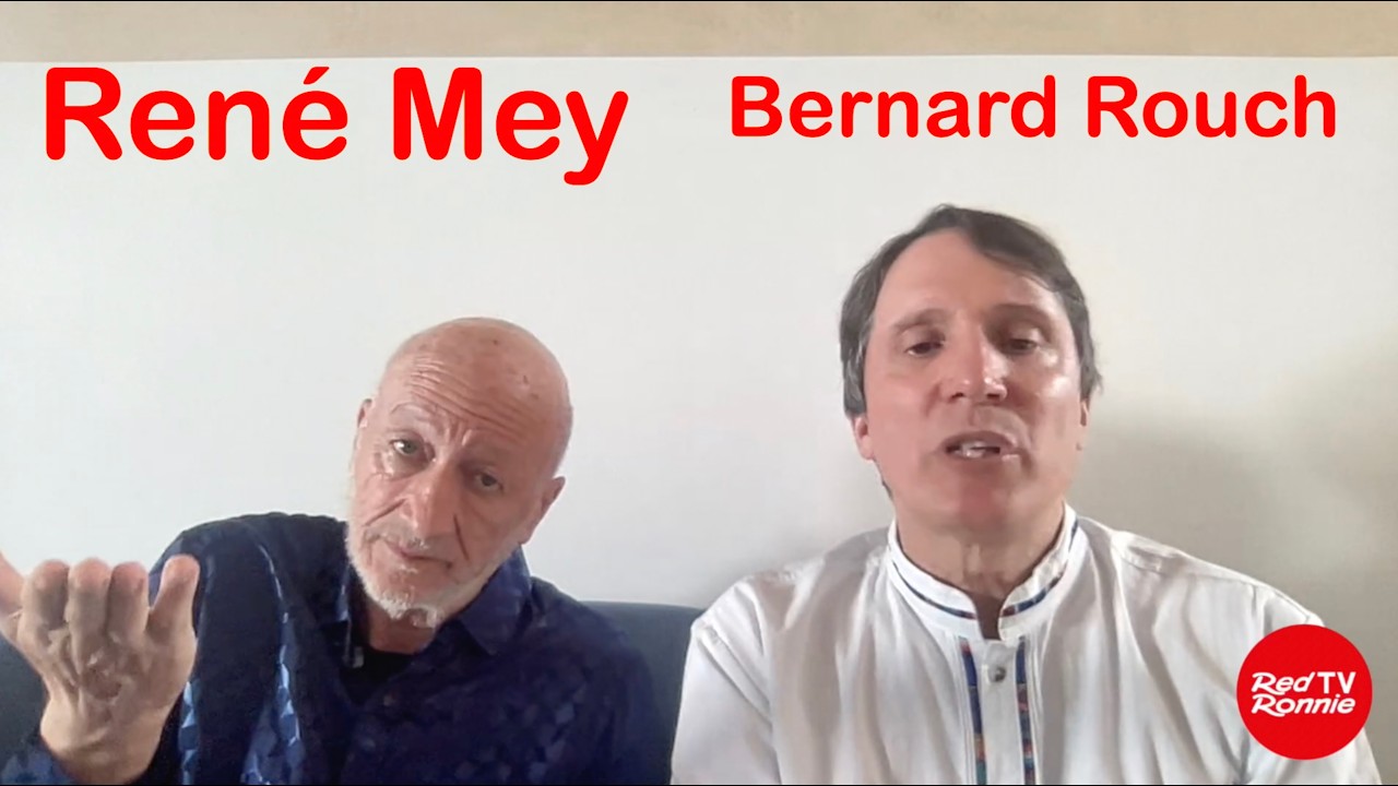 Bernard Rouch con RENÉ MEY venuto dal pianeta dell'AMORE per creare un esercito di PACE