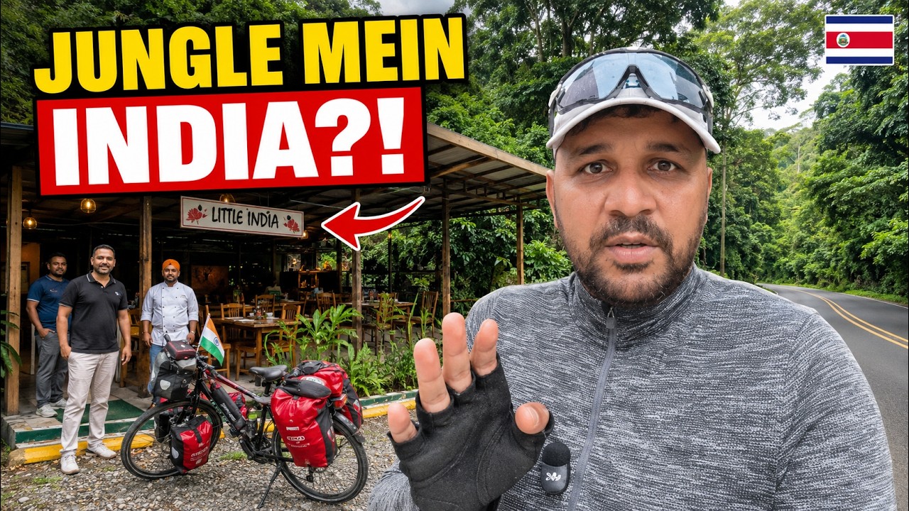ИНДИЙСКАЯ ЕДА глубоко в джунглях Коста-Рики?! 🇮🇳🇨🇷 | Эп. 72