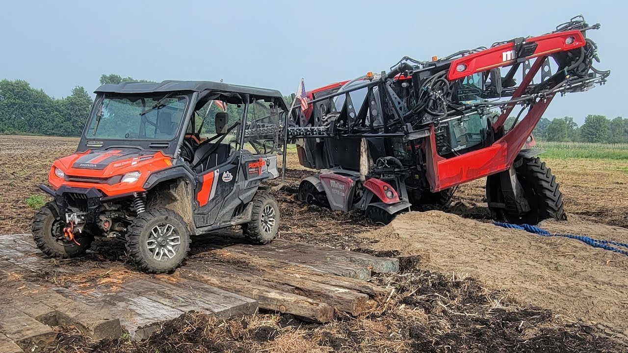 Famous Last Words! This Stuck Sprayer Recovery Got Alittle Rough!