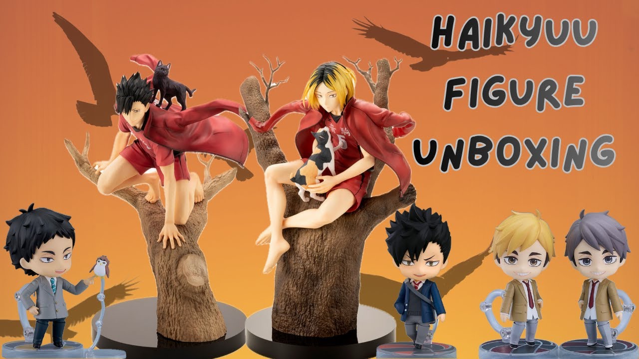Давайте распакуем эти фигурки Haikyuu!