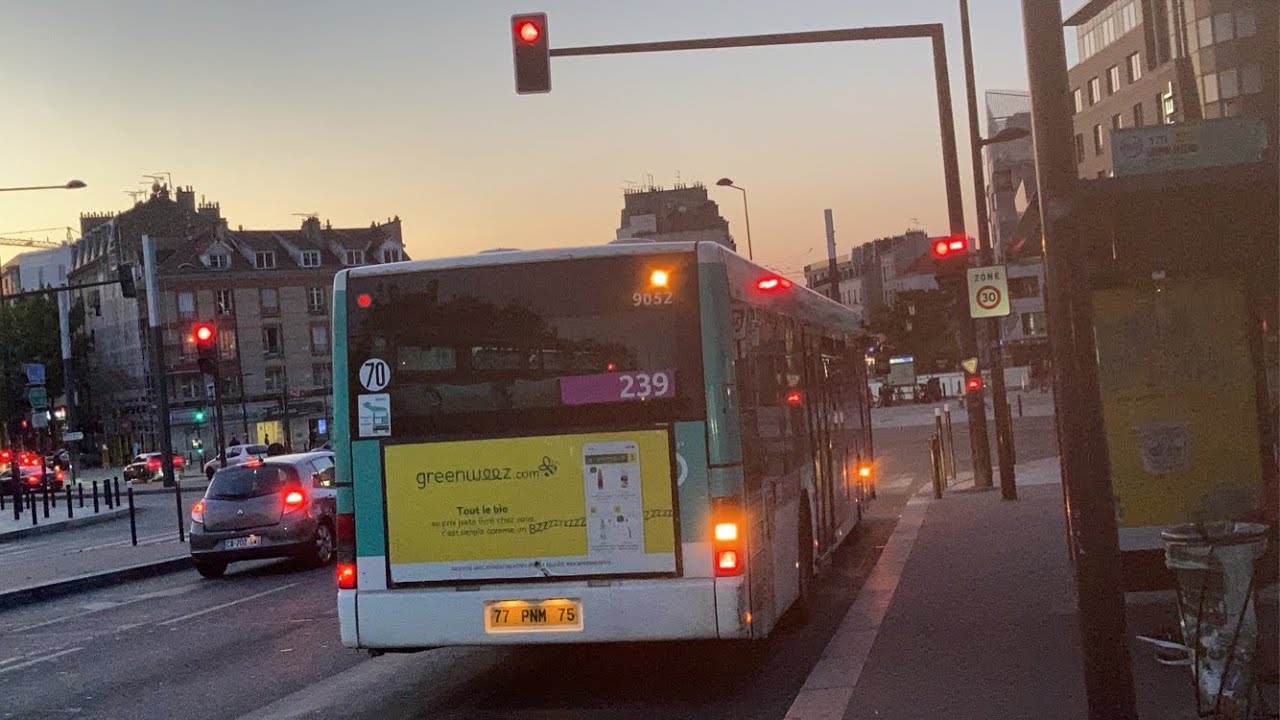 Bus RATP — Ligne 239 — Rosa Parks — Médiathèque — MAN NL223 — N•9046