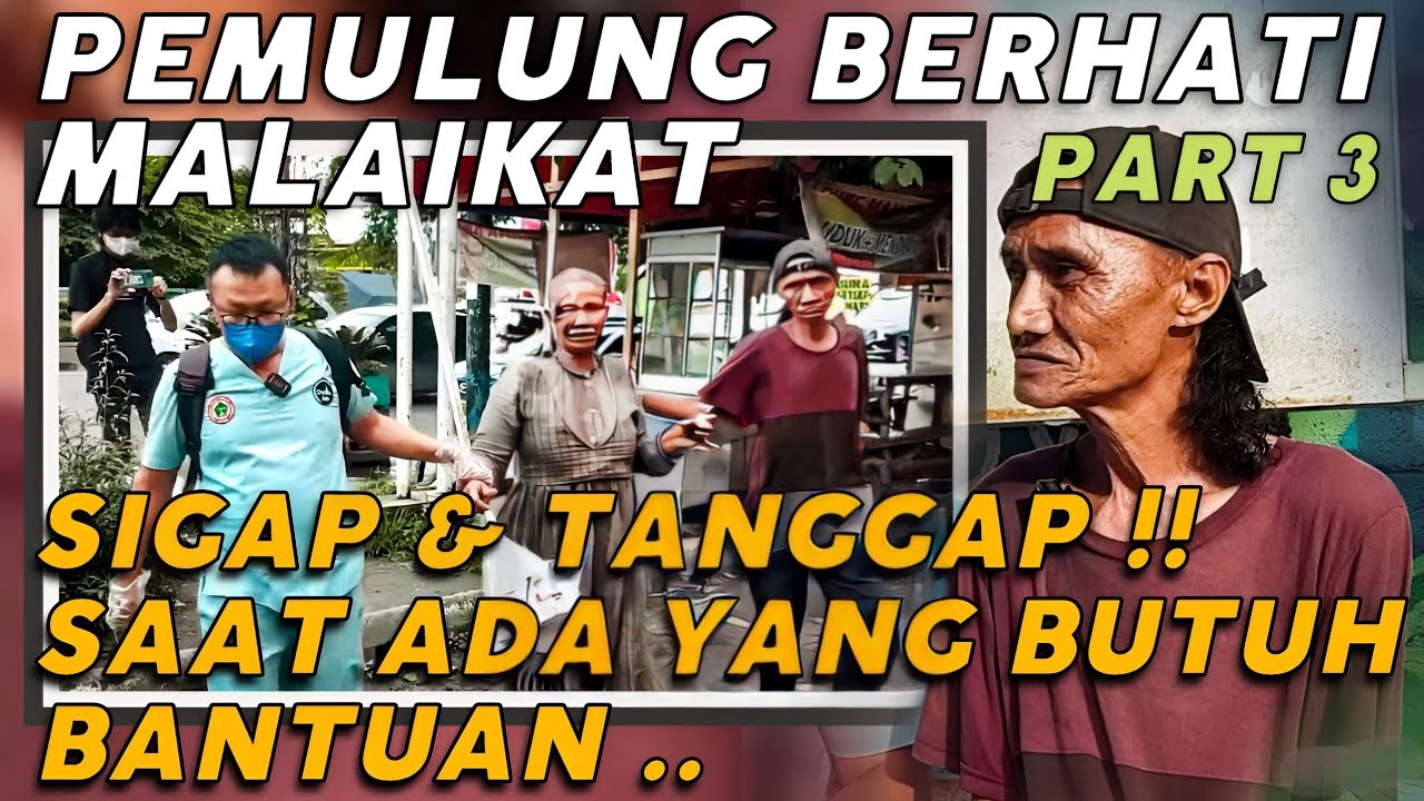 MESKI HIDUP DENGAN PENUH KEKURANGAN , PAK SYAHRUL SELALU MEMBANTU ORANG DIJALANAN