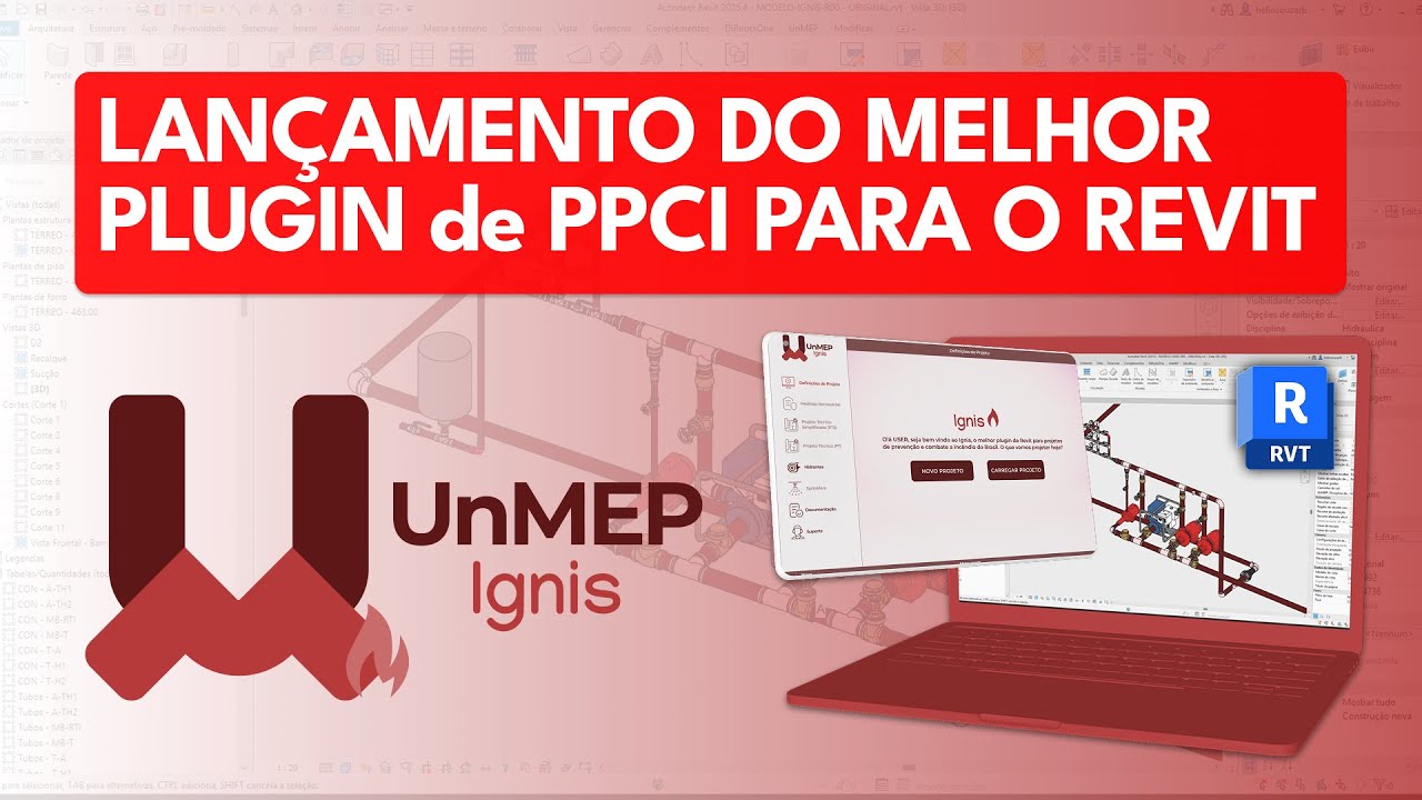 REVOLUÇÃO PPCI NO REVIT | Lançamento UnMEP Ignis (Cálculo de Hidrantes) | OFERTA + SORTEIO