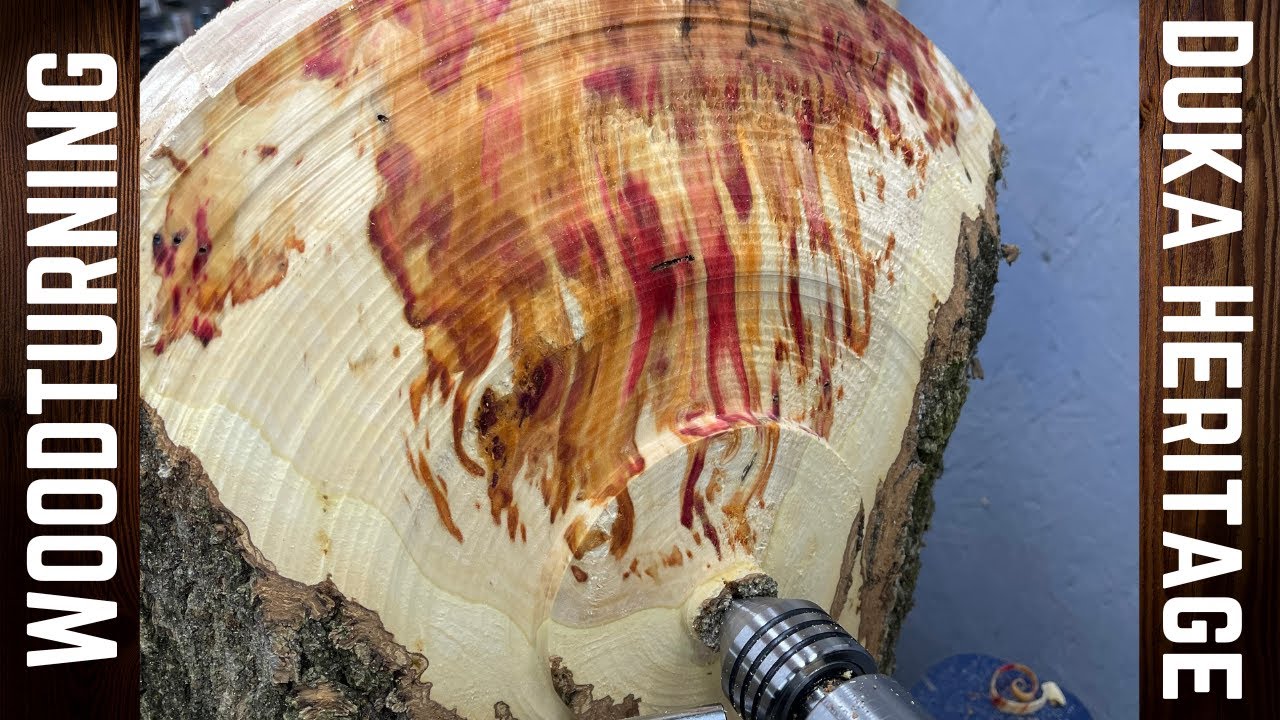 Woodturning - Flame Box Elder Bowl