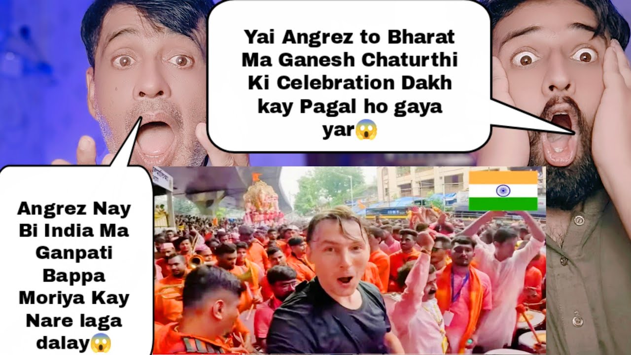 Foreigner First Experience In Ganesh Chaturthi Celebration In India | Foreigner Got Shocked