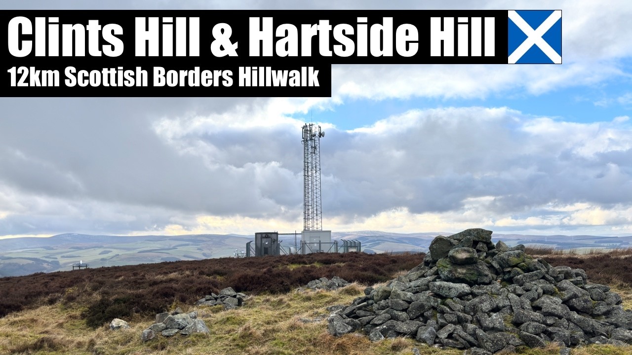 12km Scottish Borders Walk - Clints Hill & Hartside Hill | Scotland 🏴󠁧󠁢󠁳󠁣󠁴󠁿