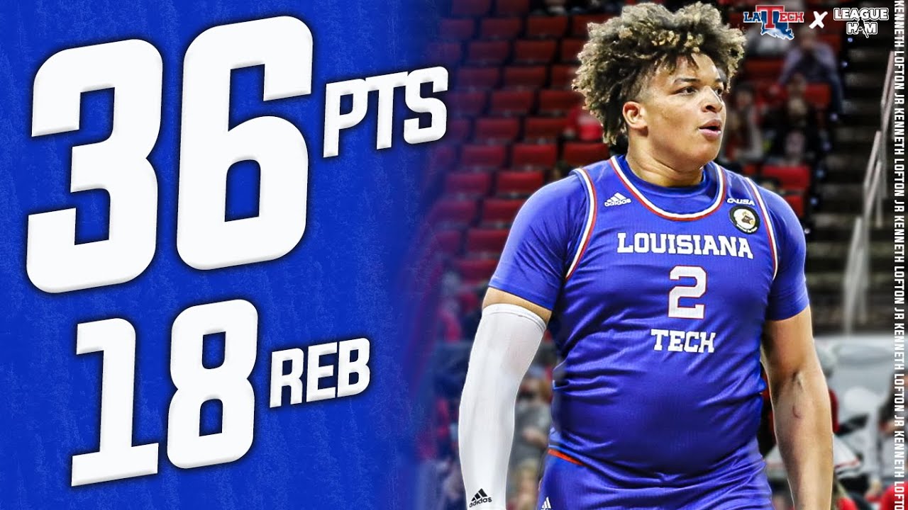 Kenneth Lofton Jr. Dominates w/ 36 Points & 18 Rebounds vs NC State | Full Highlights | 11.27.21